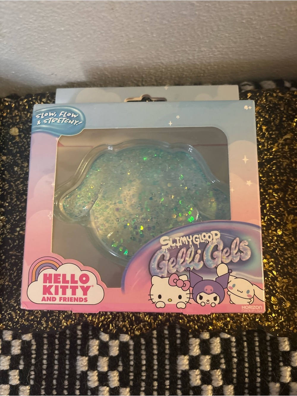 Hello Kitty SlimeGloop Gelli Gels - Blue Sparkle
